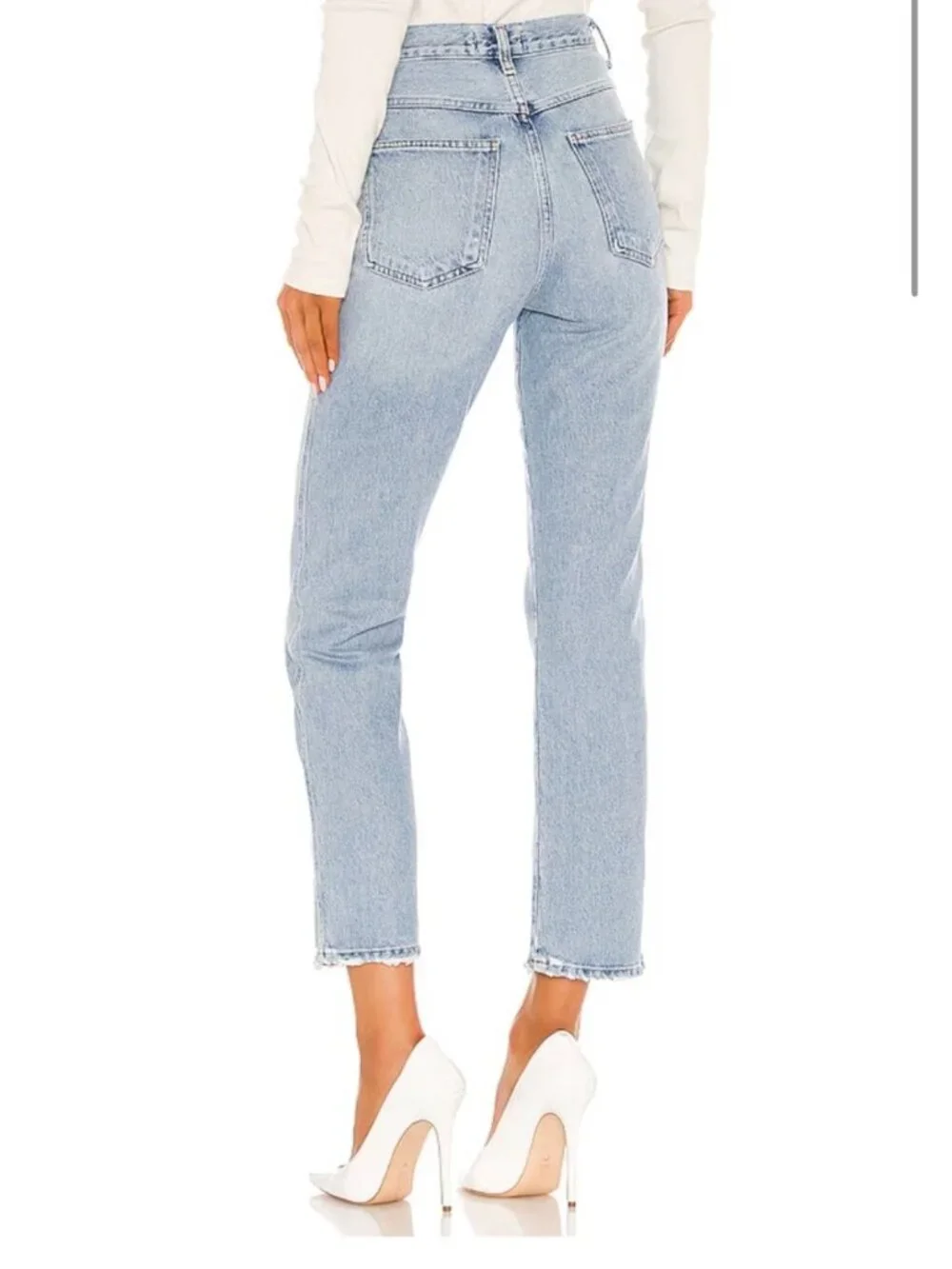 Agolde Jeans Womens Size 26 Pinch Waist High Rise Kick Jeans A095-1141 Crop - Picture 12 of 14
